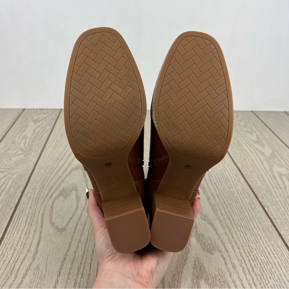 Giani Bernini Women's Trumann Memory Foam Block Heel Dress Booties 8M Cinnamon - Picture 8 of 9